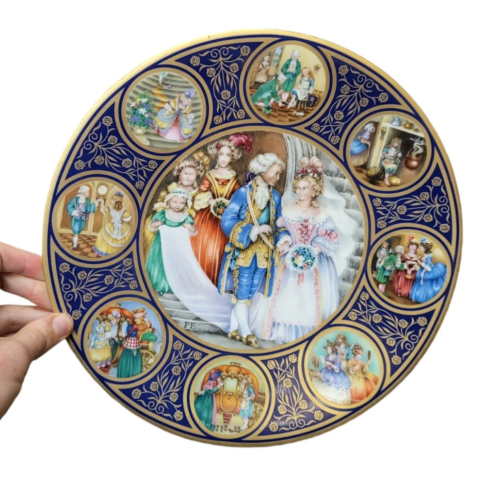 Haviland Limoges CINDERELLA Porcelain Plate Franklin Mint 1978 Pauline Ellison